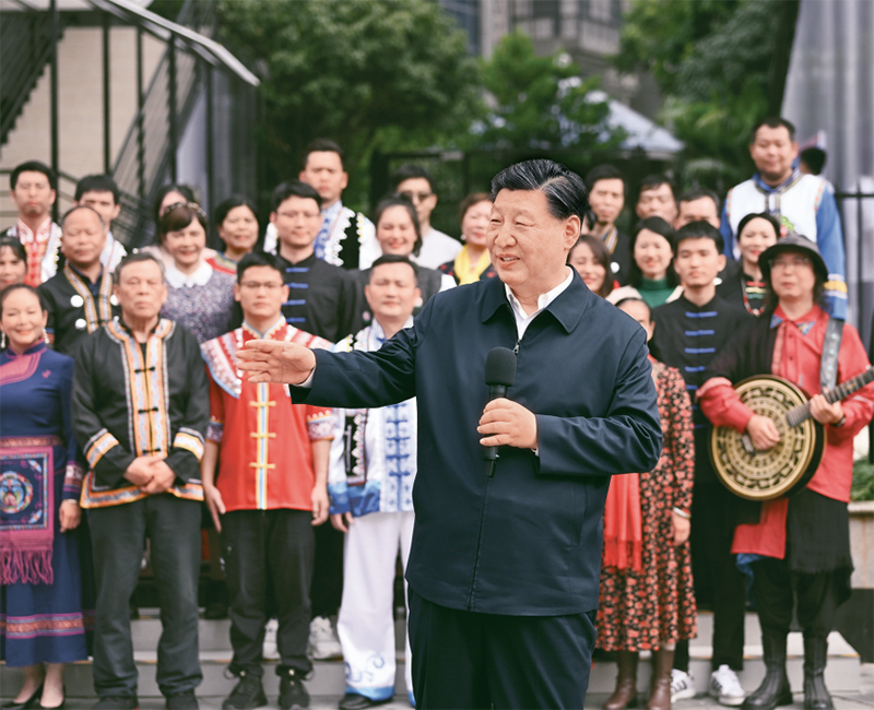 習近平：鑄牢中華民族共同體意識 推進新時代黨的民族工作高質量發展